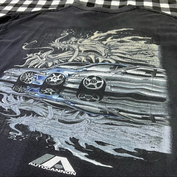 5hift 9ear Car Racing Honda Acura Autocannon 59 Shift Gear Faded Black T Shirt - Picture 5 of 10